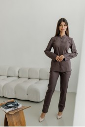 Костюм женский | Блуза 176-3 (шоколад) Костюм женский | Блуза 176-3 (шоколад)