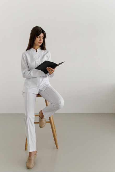 Костюм женский | Блуза 176-3 (белый)
