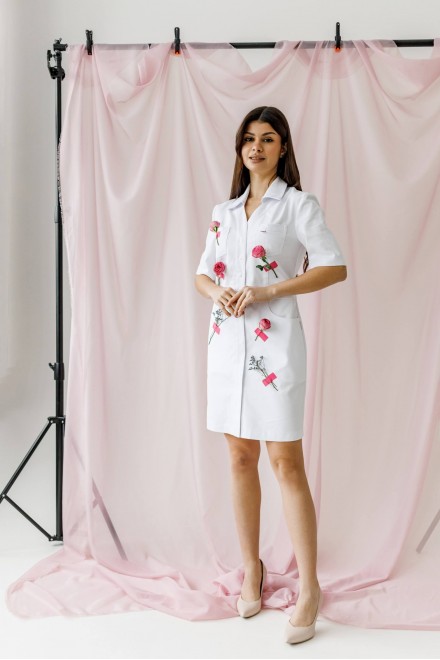 Халат женский | 259 (состав: 95% хлопок,  5% спандекс)