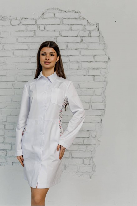 Халат женский | 251  (состав: 35% хлопок, 65% полиэстер, 150г/м2)