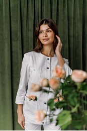 Костюм женский | Блуза 261 / Брюки 003-12 (Джинс)