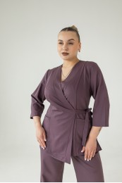 Костюм женский | Блуза 249 / Брюки 214 (орхидея)