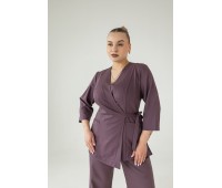 Костюм женский | Блуза 249 / Брюки 214 (орхидея)
