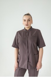 Костюм женский | Блуза 176-3 (кофе)