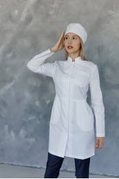 Халат женский | 040 (разная отделка) (состав: 35% хлопок, 65% полиэстер, 150г/м2)